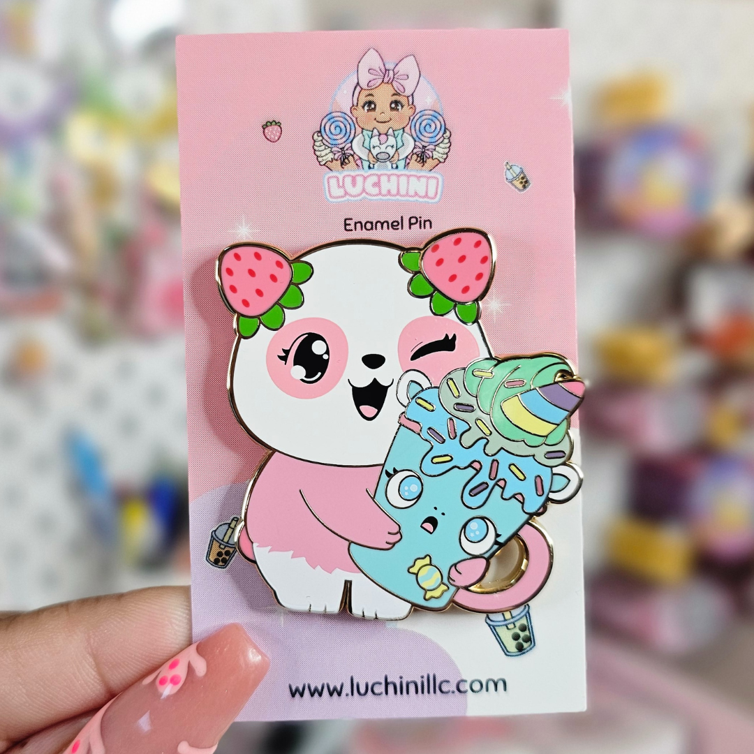 Adorable Panda Enamel Pins