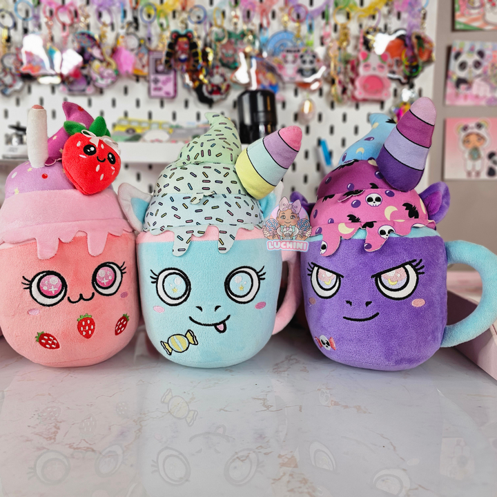 Kawaii Unicorn Milkshake Plushie