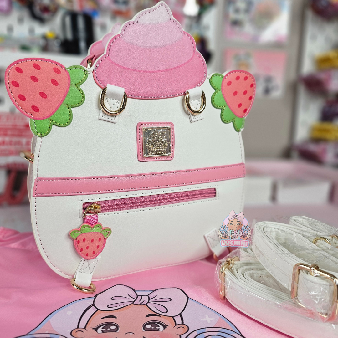 MINI Strawberry Panda Cupcake Ita Bag