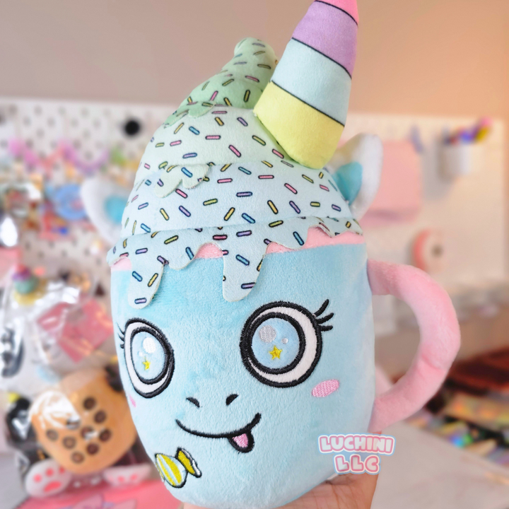 Peluche de batido de unicornio kawaii