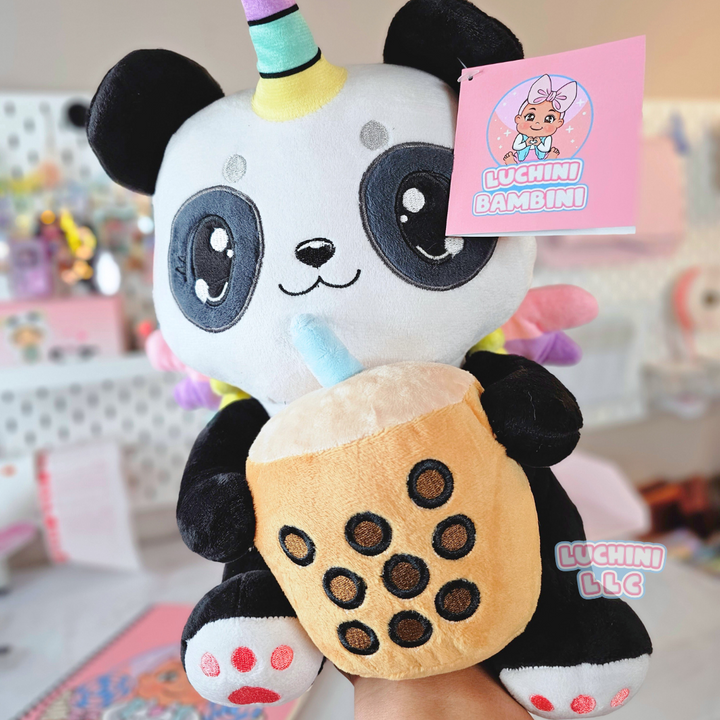 Boba Unicorn Panda Plushie