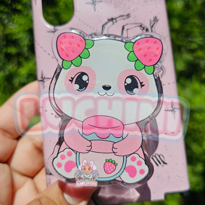 Strawberry Panda Phone Grip