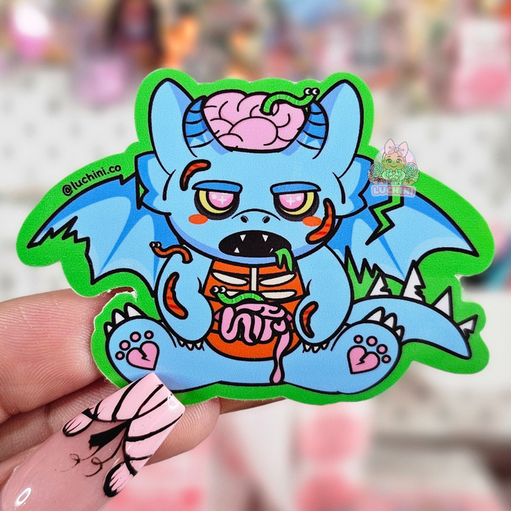 Spooky Dragons Premium Waterproof Vinyl Diecut Stickers