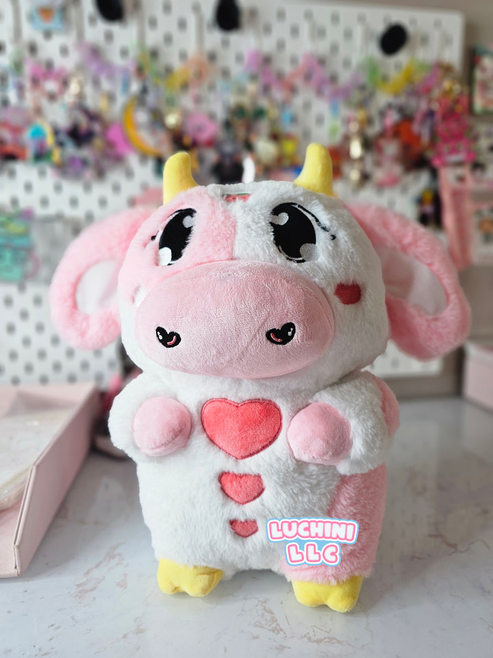 ONE of ONE Strawberry Cow Plushie