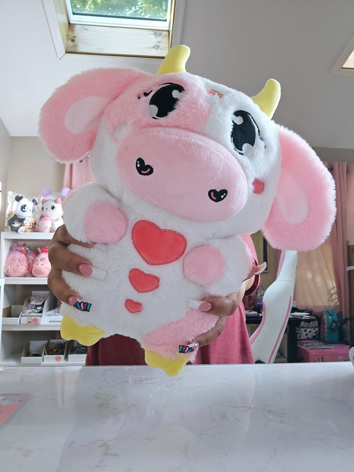 ONE of ONE Strawberry Cow Plushie