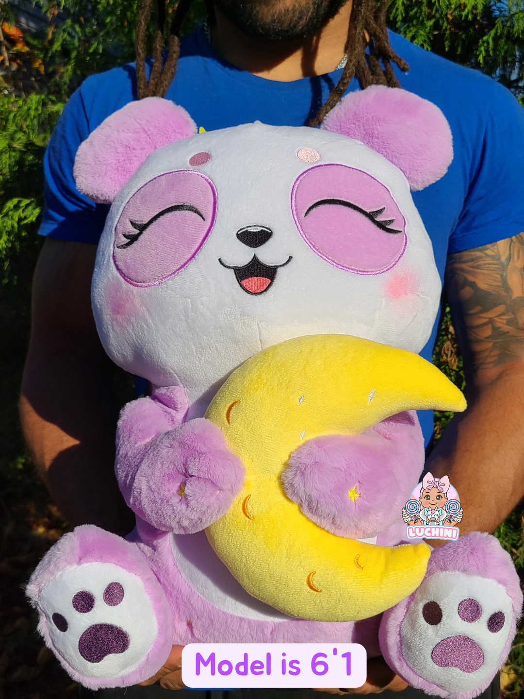 Mega Lavender Panda Plush