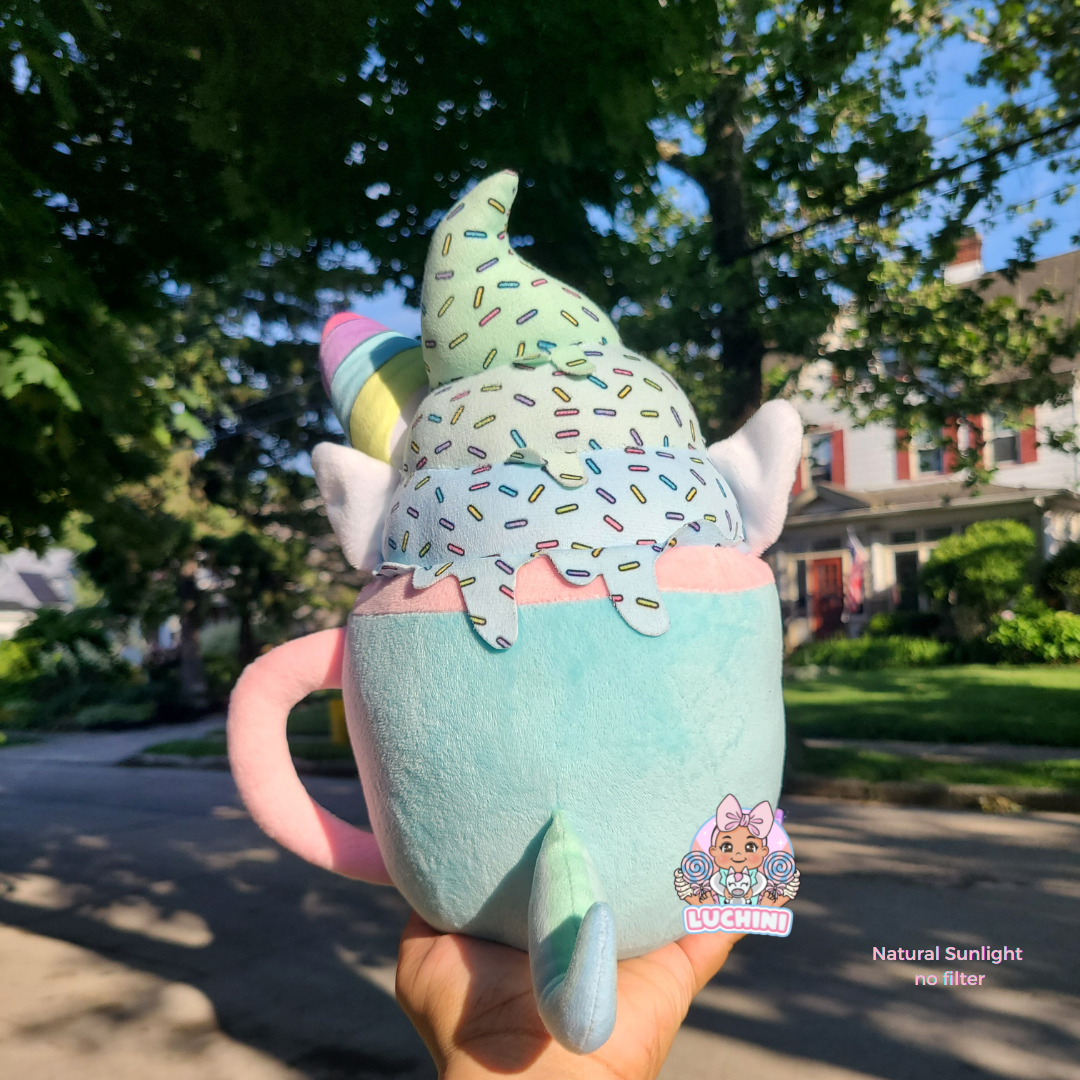 Kawaii Unicorn Milkshake Plushie